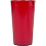 Cambro 1200P401 Colorware 12.6 oz. Customizable Slate Blue Customizable SAN Plastic Tumbler - 6/Pack