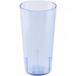 Cambro 1200P401 Colorware 12.6 oz. Customizable Slate Blue Customizable SAN Plastic Tumbler - 6/Pack