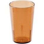Cambro 1200P401 Colorware 12.6 oz. Customizable Slate Blue Customizable SAN Plastic Tumbler - 6/Pack