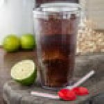 Carlisle 401607 Crystalon Stack-All 16.2 oz. Clear SAN Plastic Tumbler - 12/Case