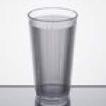 Carlisle 401607 Crystalon Stack-All 16.2 oz. Clear SAN Plastic Tumbler - 12/Case