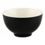 Elite Global Solutions JW452T Karma 12 oz. Two-Tone Ebony / Sand Bowl - 6/Case Elite Global Solutions JW452T Karma 12 oz. Two-Tone Ebony / Sand Bowl - 6/Case