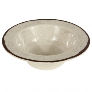 Elite Global Solutions DB6M Mojave Vintage California 10 oz. Vanilla Round Crackle Bowl - 6/Case Elite Global Solutions DB6M Mojave Vintage California 10 oz. Vanilla Round Crackle Bowl - 6/Case