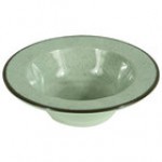 Elite Global Solutions DB6M Mojave Vintage California 10 oz. Vanilla Round Crackle Bowl - 6/Case