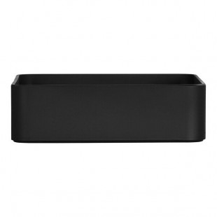 Cal-Mil Hudson 120 oz. Black Square Melamine Bowl