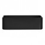 Cal-Mil Hudson 120 oz. Black Square Melamine Bowl
