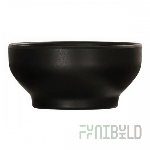 Cal-Mil Nova 16 oz. Black Round Melamine Soup Bowl - 6/Case