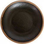 GET B-80-TP Pottery Market 8 oz. Matte Speckled Brown Melamine Side Dish / Soup Bowl - 24/Case