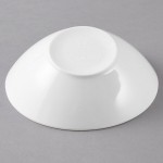 GET B-786-W San Michele 12 oz. White Slanted Melamine Catering Bowl - 12/Case