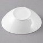 GET B-786-W San Michele 12 oz. White Slanted Melamine Catering Bowl - 12/Case