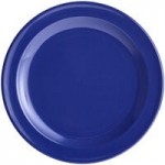 Acopa Foundations 16 oz. Blue Wide Rim Melamine Pasta Bowl - 12/Pack