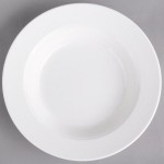 Villeroy & Boch 16-2016-2700 Corpo 13 oz. White Porcelain Rim Deep Soup Plate - 6/Case Villeroy & Boch 16-2016-2700 Corpo 13 oz. White Porcelain Rim Deep Soup Plate - 6/Case