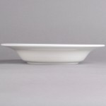 Villeroy & Boch 16-2016-2700 Corpo 13 oz. White Porcelain Rim Deep Soup Plate - 6/Case Villeroy & Boch 16-2016-2700 Corpo 13 oz. White Porcelain Rim Deep Soup Plate - 6/Case
