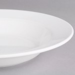 Villeroy & Boch 16-2016-2700 Corpo 13 oz. White Porcelain Rim Deep Soup Plate - 6/Case Villeroy & Boch 16-2016-2700 Corpo 13 oz. White Porcelain Rim Deep Soup Plate - 6/Case