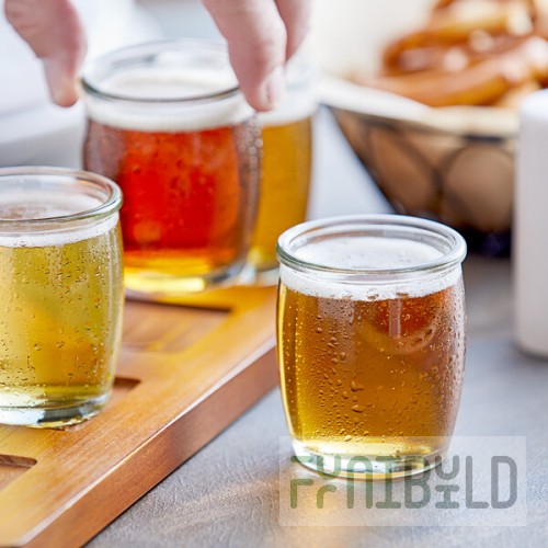 Acopa 4 oz. Customizable Beer Tasting Glass - 4/Pack