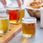 Acopa 4 oz. Customizable Beer Tasting Glass - 4/Pack