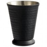 Acopa Alchemy 16 oz. Hammered Stainless Steel Mint Julep Cup with Beaded Detailing - 12/Pack Acopa Alchemy 16 oz. Hammered Stainless Steel Mint Julep Cup with Beaded Detailing - 12/Pack