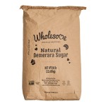 Wholesome Sweeteners 50 lb. Raw Natural Demerara Turbinado Sugar