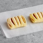 Bridor Ready-to-Bake Curved Vegan Croissant 3.5 oz. - 44/Case