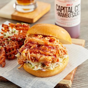 Capital City Mild Mambo Sauce 12 oz. Bottle - 12/Case