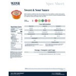 Ken's Foods 1 oz. Sweet & Sour Sauce Portion Cup - 100/Case Ken's Foods 1 oz. Sweet & Sour Sauce Portion Cup - 100/Case