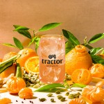 Tractor Beverage Co. Organic Mandarin & Cardamom Beverage 8.5:1 Concentrate 32 fl. oz. - 12/Case