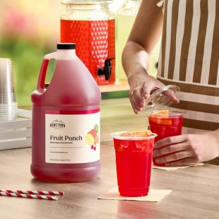Hometown Provisions Fruit Punch Beverage 5:1 Concentrate 1 Gallon - 4/Case