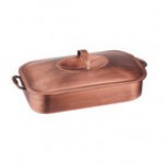 Spring USA Servella 4 Qt. Square Copper Chafer with Stainless Steel Insert 2274-5/23 Spring USA Servella 4 Qt. Square Copper Chafer with Stainless Steel Insert 2274-5/23