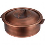 Spring USA Servella 4 Qt. Square Copper Chafer with Stainless Steel Insert 2274-5/23 Spring USA Servella 4 Qt. Square Copper Chafer with Stainless Steel Insert 2274-5/23