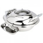 Eastern Tabletop Crown 8 Qt. Induction / Traditional Chafer with Freedom Stand and Cover 3935S Eastern Tabletop Crown 8 Qt. Induction / Traditional Chafer with Freedom Stand and Cover 3935S
