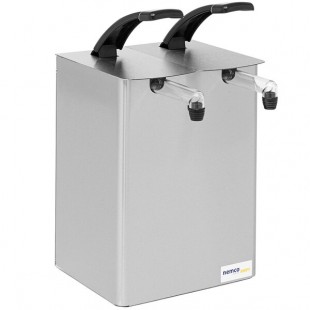 Nemco 10962 Asept Stainless Steel Double Countertop Pump Dispenser for 1.5 Gallon / 6 Qt. Pouches Nemco 10962 Asept Stainless Steel Double Countertop Pump Dispenser for 1.5 Gallon / 6 Qt. Pouches