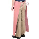 Intedge Mauve Poly-Cotton Bistro Apron with 2 Pockets - 38