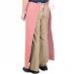 Intedge Mauve Poly-Cotton Bistro Apron with 2 Pockets - 38