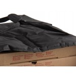 Cambro GBP220110 Customizable Insulated Black Pizza Delivery GoBag® - Holds up to (2) 20