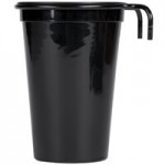 San Jamar C8503WF Wireworks Vertical 8 - 44 oz. Countertop 2 Cup / 1 Lid Organizer