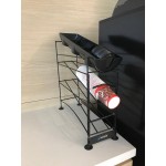 San Jamar C8503WF Wireworks Vertical 8 - 44 oz. Countertop 2 Cup / 1 Lid Organizer