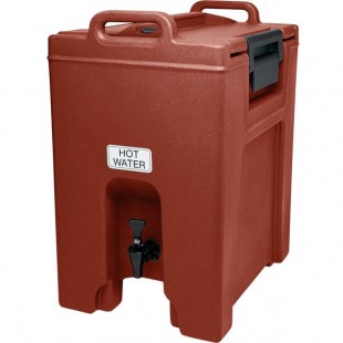 Cambro UC1000402 Ultra Camtainer® 10.5 Gallon Brick Red Insulated Beverage Dispenser