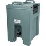 Cambro UC1000402 Ultra Camtainer® 10.5 Gallon Brick Red Insulated Beverage Dispenser