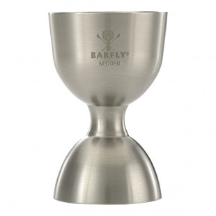 Barfly® M37098 25 mL & 50 mL (0.85 oz. & 1.7 oz.) Stainless Steel Heavy-Duty Straight Rim Bell Jigger Barfly® M37098 25 mL & 50 mL (0.85 oz. & 1.7 oz.) Stainless Steel Heavy-Duty Straight Rim Bell Jigger