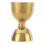 Barfly® M37098 25 mL & 50 mL (0.85 oz. & 1.7 oz.) Stainless Steel Heavy-Duty Straight Rim Bell Jigger