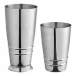 Barfly® M37098 25 mL & 50 mL (0.85 oz. & 1.7 oz.) Stainless Steel Heavy-Duty Straight Rim Bell Jigger