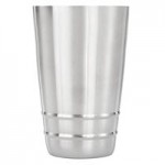 Barfly® M37098 25 mL & 50 mL (0.85 oz. & 1.7 oz.) Stainless Steel Heavy-Duty Straight Rim Bell Jigger