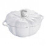 Staub 3.5 Qt. White Pumpkin Enameled Cast Iron Dutch Oven 1024043