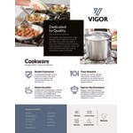 Vigor SS1 Series 1 Qt. Sauce Pan / Butter Warmer