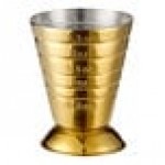 Barfly® M37069GD 2.5 oz. Gold-Plated Measuring Jigger Barfly® M37069GD 2.5 oz. Gold-Plated Measuring Jigger