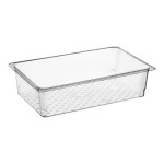 Cambro 15CLRCW135 Camwear® Full Size Clear Polycarbonate Colander Pan - 5