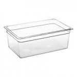 Cambro 15CLRCW135 Camwear® Full Size Clear Polycarbonate Colander Pan - 5