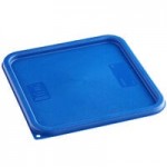 Carlisle 2 Qt. Allergen-Free Clear Square Polycarbonate Food Storage Container
