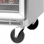 Beverage-Air WTF24AHC-25 24' Single Glass Door Worktop Freezer - 7 cu. ft.