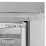 Beverage-Air WTF24AHC-25 24' Single Glass Door Worktop Freezer - 7 cu. ft.